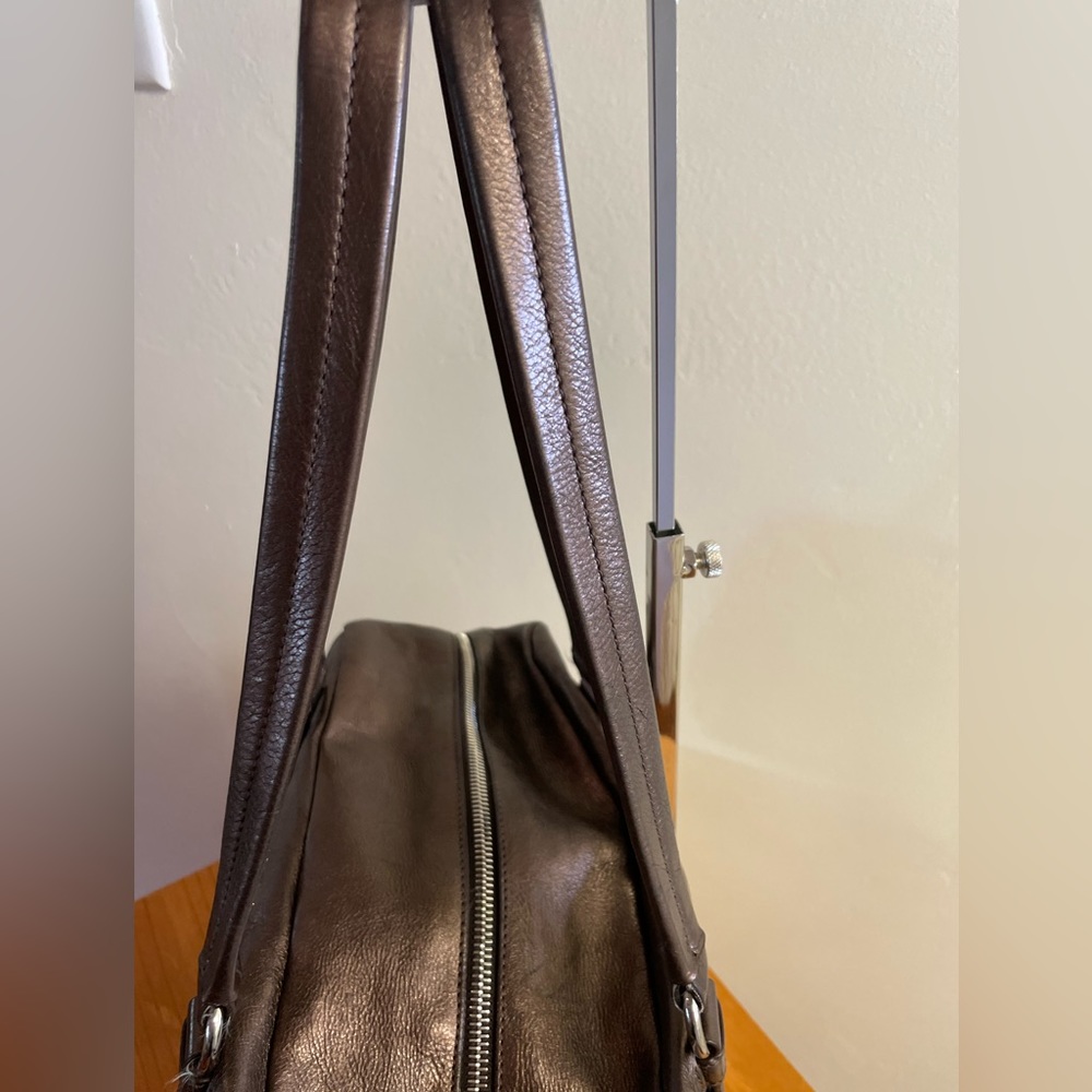 Prada Brown Leather Handbag - Picture 9 of 16